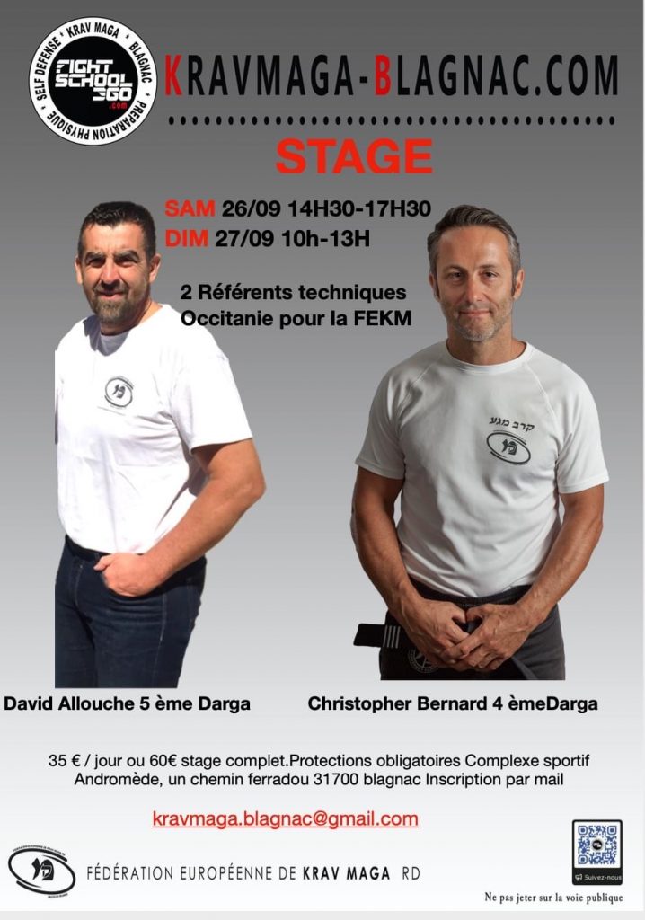 stage 26 & 27 septembre