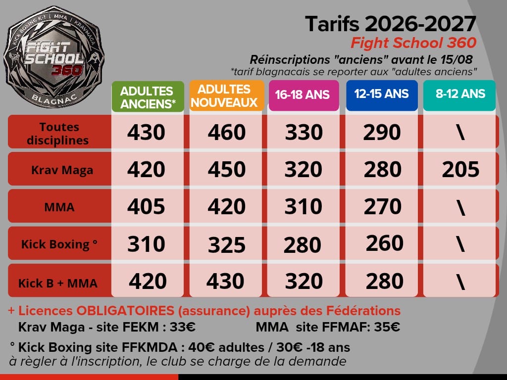 Tarifs