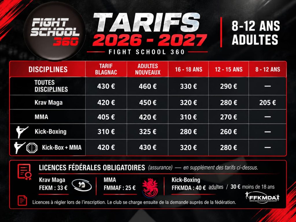 Tarifs